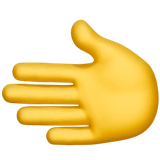 🫲 Leftwards Hand Emoji on Apple macOS and iOS iPhones