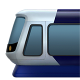Скоростной трамвай Эмодзи на Apple macOS и iOS iPhone