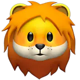 Tête de lion sur Apple macOS et iOS iPhones