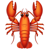Lobster Emoji on Apple macOS and iOS iPhones