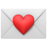 💌 Liebesbrief Emoji auf Apple macOS und iOS iPhones