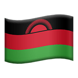 🇲🇼 Bandeira do Maláui Emoji nos Apple macOS e iOS iPhones