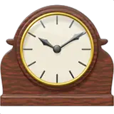 Каминные часы Эмодзи на Apple macOS и iOS iPhone
