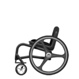 🦽 Ручное кресло-коляска Эмодзи на Apple macOS и iOS iPhone