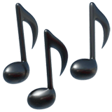 🎶 Notas musicales Emoji en Apple macOS y iOS iPhones