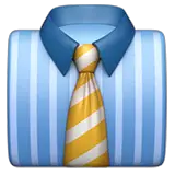 Рубашка с галстуком Эмодзи на Apple macOS и iOS iPhone