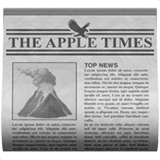 Newspaper on Apple