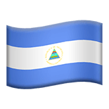 Flag: Nicaragua on Apple