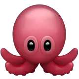 Octopus Emoji on Apple macOS and iOS iPhones