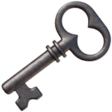 🗝️ Старинный ключ Эмодзи на Apple macOS и iOS iPhone
