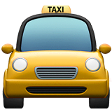 Oncoming Taxi Emoji on Apple macOS and iOS iPhones