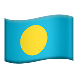 Flag: Palau on Apple