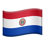 Flag: Paraguay Emoji on Apple macOS and iOS iPhones