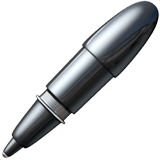Шариковая ручка Эмодзи на Apple macOS и iOS iPhone