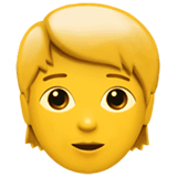Person Emoji on Apple macOS and iOS iPhones