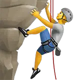 Person Climbing on Apple