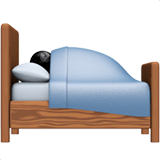 🛌 Schlafende Person Emoji auf Apple macOS und iOS iPhones