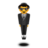 Person In Suit Levitating Emoji on Apple macOS and iOS iPhones