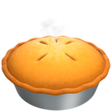 Pie Emoji on Apple macOS and iOS iPhones