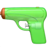 🔫 Pistola ad acqua Emoji su Apple macOS e iOS iPhones