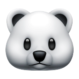 🐻‍❄️ Полярный медведь Эмодзи на Apple macOS и iOS iPhone