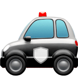 🚓 Auto della polizia Emoji su Apple macOS e iOS iPhones