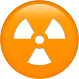 ☢️ Radioactive Emoji on Apple macOS and iOS iPhones