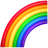 Rainbow Emoji on Apple macOS and iOS iPhones