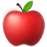 लाल सेब on Apple