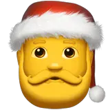 Santa Claus Emoji on Apple macOS and iOS iPhones