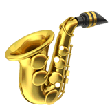 Saxophon Emoji auf Apple macOS und iOS iPhones