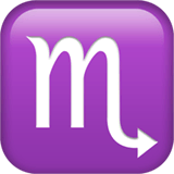 ♏ Skorpion (Sternzeichen) Emoji auf Apple macOS und iOS iPhones