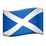 Flag: Scotland Emoji on Apple macOS and iOS iPhones