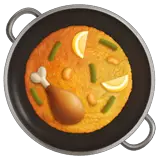 Shallow Pan Of Food Emoji on Apple macOS and iOS iPhones