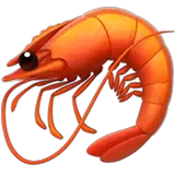 🦐 Shrimp Emoji on Apple macOS and iOS iPhones
