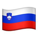 Flag: Slovenia on Apple