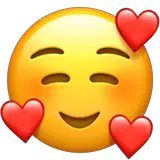 🥰 Smiling Face With Hearts Emoji on Apple macOS and iOS iPhones