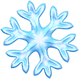 ❄️ Snowflake Emoji on Apple macOS and iOS iPhones