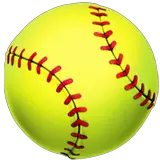 🥎 Balle de softball Émoji sur Apple macOS et iOS iPhones