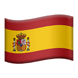 Flag: Spain on Apple