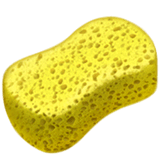 Sponge Emoji on Apple macOS and iOS iPhones