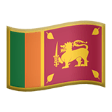 Drapeau du Sri Lanka sur Apple macOS et iOS iPhones