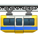 🚟 Suspension Railway Emoji on Apple macOS and iOS iPhones