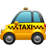 Taxi Emoji on Apple macOS and iOS iPhones