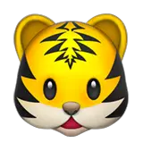 🐯 Tête de tigre Émoji sur Apple macOS et iOS iPhones