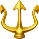 🔱 Trident Emblem Emoji on Apple macOS and iOS iPhones