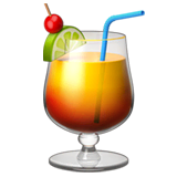 🍹 Bebida tropical Emoji nos Apple macOS e iOS iPhones