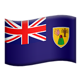 Flag: Turks & Caicos Islands Emoji on Apple macOS and iOS iPhones