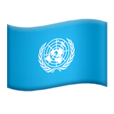 Drapeau de l’Organisation des Nations unies on Apple