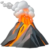 🌋 Volcano Emoji on Apple macOS and iOS iPhones